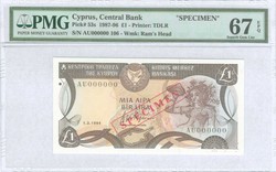110.540: Banknoten - Zypern