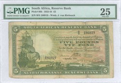 110.550.390: Banknoten - Afrika - Südafrika