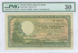 110.550.390: Banknoten - Afrika - Südafrika