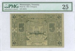 110.340: Banknoten - Montenegro
