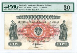110.150.60: Banknoten - Großbritannien - Nordirland