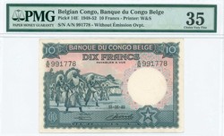 110.550.55: Banknotes – Africa - Belgian Congo