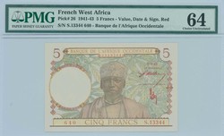 110.550.117: Banknoten - Afrika - Französisch Westafrika