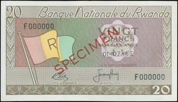 110.550.310: Banknotes – Africa - Rwanda