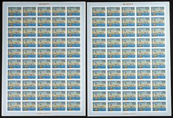 Yvert 71/74. 1976. American bicentenary. Group of IMPERFORATED sets. ...