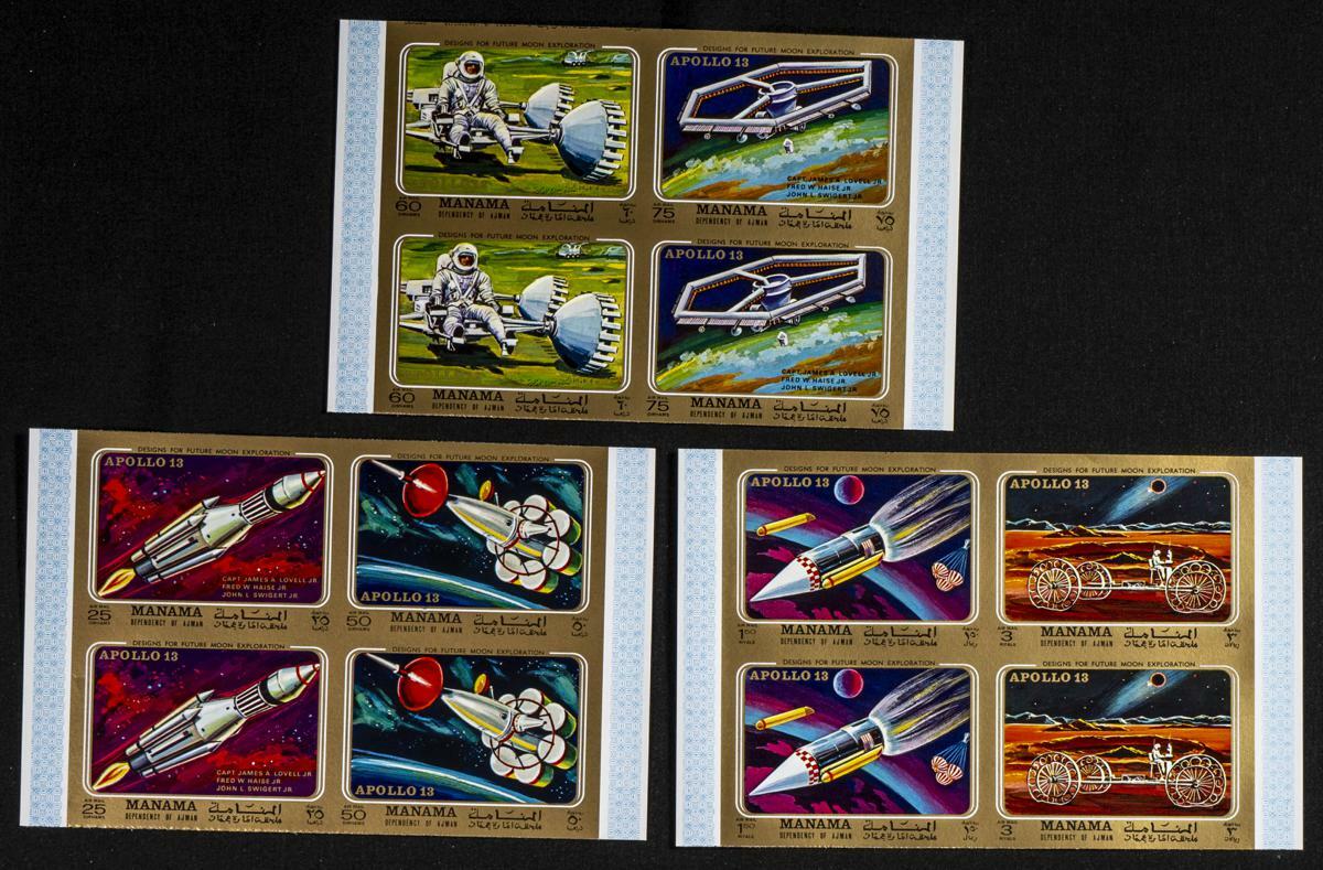 1970. Apollo 13. Group of IMPERFORATED sets. (Michel: 291/96). TO ...