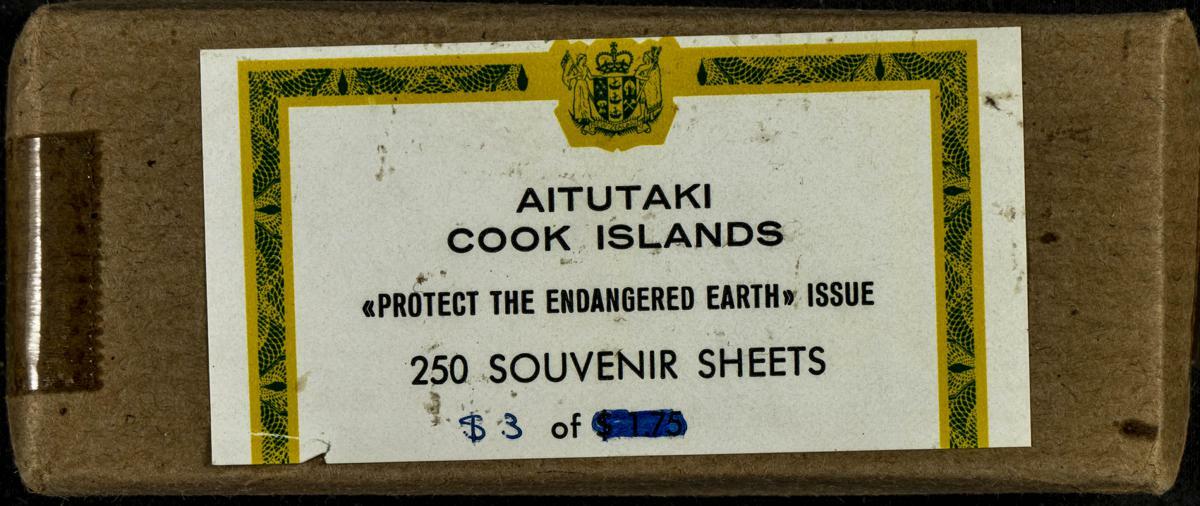Yvert B75. 1989. Environment protection. Set of 250 sealed souvenir ...