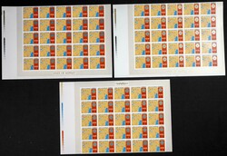 Yvert 558/60. 1973. Intl. meteorological cooperation, cent. Group of ...