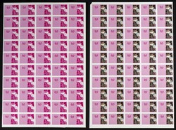 Yvert 865/66. 1981. Year of disabled people. Group of progressive ...