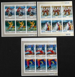 1970. Olympic Winter Games. Group of IMPERFORATED sets. (Michel: ...