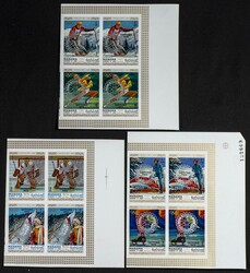 1970. Rotary int. Group of IMPERFORATED sets. (Michel: 618/23). TO ...