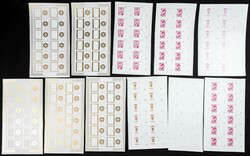 1971. World jamboree. Group of progressive plate proofs of the set. ...