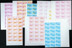 Yvert 353/57. 1975. Joyita mystery. Group of progressive plate proofs ...