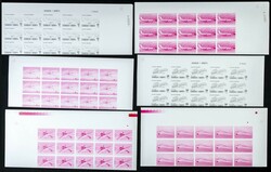 Yvert 404/07. 1978. Aviation progress. Group of progressive plate ...