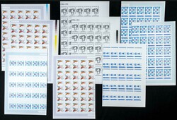 Yvert 782/83. 1974. UPU Centenary. Group of IMPERFORATED sets. TO ...