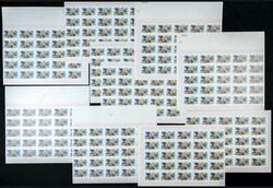 Yvert 836. 1976. US bi-centenary. Group of progressive plate proofs ...