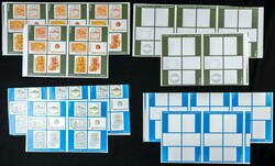 Yvert B13. 1976. Mosaics. Group of IMPERFORATED sets. TO EXAM. ...