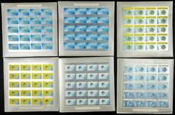 1966. 100 years I.T.U. Group of progressive plate proofs of the set. ...