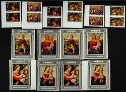 Yvert B111. 1987. Christmas 1987. Set of 250 sealed souvenir sheets ...