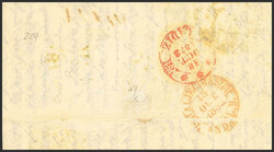 1852. MANILA a CADIZ. Baeza MANILA / ISS.FILIPS. y marca FRANCO, ...