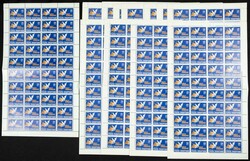 Yvert 2290(480). 1992. Conjunto de cuatrocientos ochenta sellos de ...