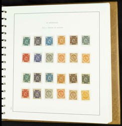 1896. Interesante y prácticamente completa colección de Andorra ...