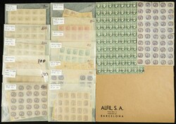 (1855ca). Interesante conjunto de miles de sellos de Filipinas y ...