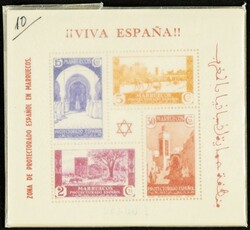 167/68(10). 1937. Diez juegos de hojas bloque. PAISAJES de MARRUECOS. ...