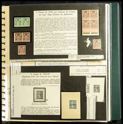 (1892ca). Espectacular y muy completa colección de pruebas de ...