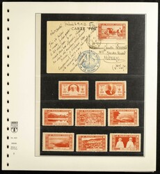 (1927ca). Interesante conjunto de viñetas de Marruecos Francés, en ...