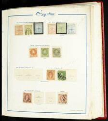 (1859ca). Interesante colección de Argentina entre 1859 y 2011, en ...