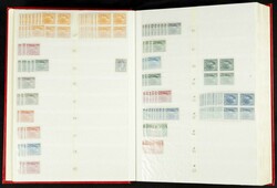 (1940ca). Interesante conjunto-stock de sellos sueltos y series ...