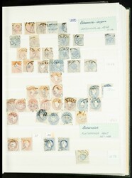 (1850ca). Interesante conjunto de miles de sellos de Austria entre ...