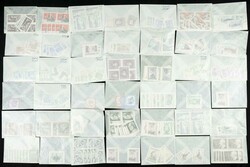 (1945ca). Interesante conjunto-stock de sellos y series completas de ...