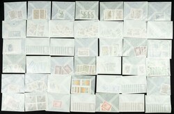 (1945ca). Interesante conjunto-stock de sellos y series completas de ...