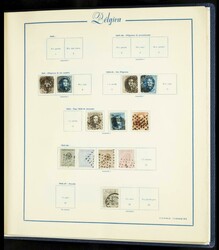 (1851ca). Resto de colección de Bélgica entre 1851 y 1970, en nuevo ...