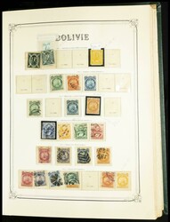 (1867ca). Interesante y muy completa colección de Bolivia entre 1867 ...