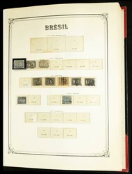(1844ca). Interesante colección de Brasil entre 1844 y 1997, en ...