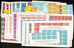 1971. Conjunto de treinta años completos del Tema Europa de 1971, en ...