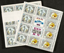 Yvert 2274/75(500). 1992. Conjunto de cien minihojas de cinco series ...