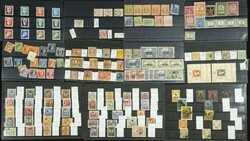 (1850ca). Interesante conjunto de cientos de sellos clásicos de ...