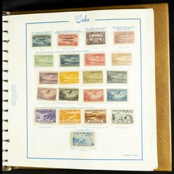 (1910ca). Interesante y prácticamente completa colección de Cuba ...