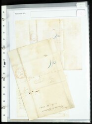 (1816ca). Impresionante proyecto de colección de correspondencia ...