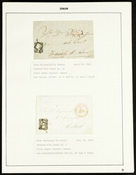 (1850ca). Espectacular conjunto de cartas circuladas entre 1850 y ...