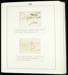 (1873ca). Precioso conjunto de cartas prefilatélicas de diferentes ...