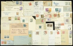 (1905ca). Interesante conjunto de más de cincuenta y cinco cartas y ...