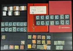 (1850ca). Interesante conjunto de sellos de Estados Unidos, la ...