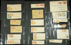 (1920ca). Interesante conjunto de más de noventa y cinco cartas y ...