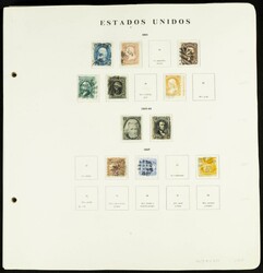(1851ca). Colección de Estados Unidos entre 1851 y 1989, en nuevo y ...