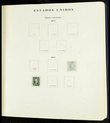 (1851ca). Resto de colección de Estados Unidos entre 1851 y 1989, en ...
